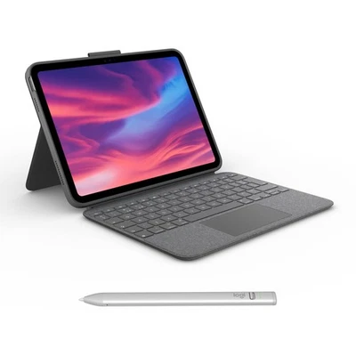 Logitech Combo Touch Keyboard Case for iPad (10th gen) with detachable keyboard  - Image 1 of 4