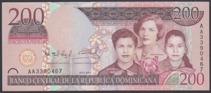 Dominican Republic 200 Pesos Oro 2007 AU-UNC P. 178, Banknote, Uncirculated - Picture 1 of 2