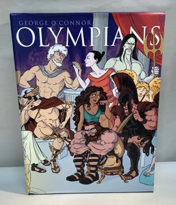 George O’Connor’s THE OLYMPIANS Boxed Set Books 1-6 + Poster (2014, 1st Edition) - Picture 1 of 7