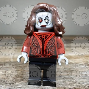 **NEW** 100% LEGO Red Queen Marvel Zombies Scarlet Witch X-Men MOC Minifigure - Picture 1 of 4