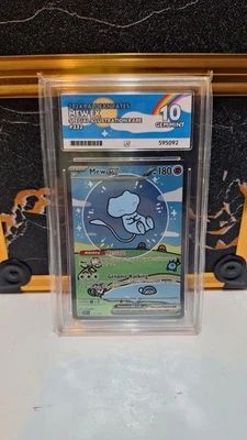 Bubble Mew EX 232/091 Paldean Fates SIR Ace 10 Gem Mint - Image 1 of 2