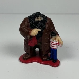 VTG Harry Potter with Rubeus Hagrid Mini Figure Warner Bros 2001 Cake Topper - Picture 1 of 5