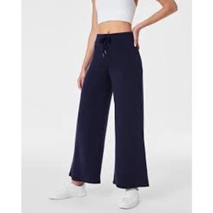 SPANX® AirEssentials Pierna Ancha Recortada Talla 1x Petite Casual Corbata Cintura Elevación Alta - Imagen 1 de 6