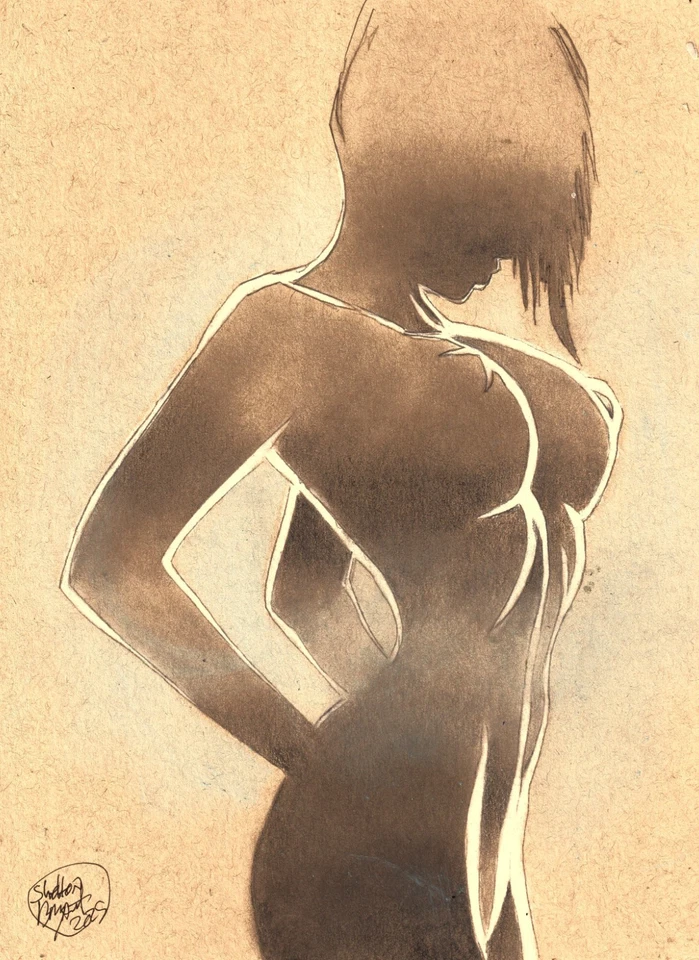 POWER GIRL: arte original de Shelton Bryant Foto 1 de 1