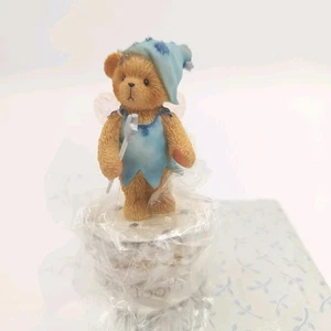 NIB Enesco Cherished Teddies Lot Of 4 Tinman Paws for Luck Tooth Fairy Gregory - Picture 1 of 5