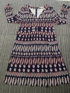 Torey Burch Dress Woman’s XL Long Sleeve Multicolor - Picture 1 of 11