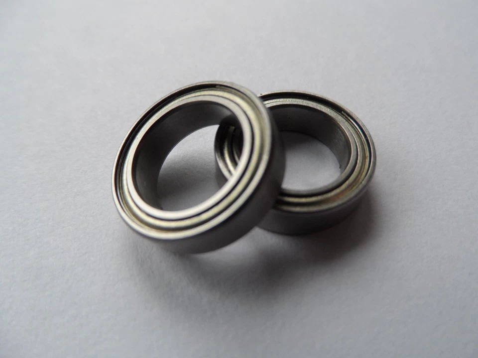 2 x New Ansmann Metal Ball Bearing 15x10x4mm As Shown 15mm x 10mm x 4mm - Image 1 of 1