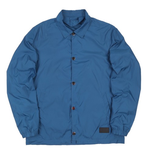 ACNE STUDIOS giacca a scatto leggera reversibile blu nylon coach taglia 50 IT 40