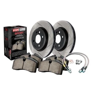 StopTech 977.40003F StopTech Sport Axle Pack; Slotted Rotor; Front Brake Kit wit - Picture 1 of 6