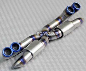 RC 1/10 Scale FULL EXHAUST Muffler Quad Pipes - Bild 1 von 6
