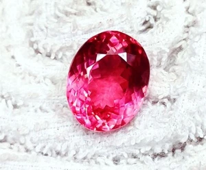 Piedra preciosa suelta de morganita rosa natural corte ovalado 21,10 quilates certificada con regalo gratis - Imagen 1 de 10