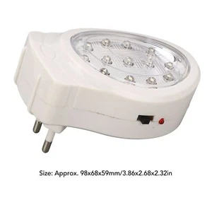 LED Emergency Light Cold White Rechargeable Plug In Power Failure Light 110‑240V - Picture 1 of 12