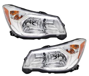 For Subaru Forester 2014-2016 Headlight Set w/Bulbs, Left & Right Side CAPA C. - Picture 1 of 3