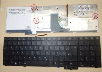 UNTERSCHIEDLICH Teclado HP Compaq Elitebook 8740w 8740p hp-8740 hp8740w teclado retroiluminado QWERTZ