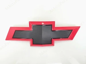 Front Red Black Bowtie Emblem Badge Fit 2019-2021 Chevy Silverado 1500 Next Gen - Bild 1 von 3