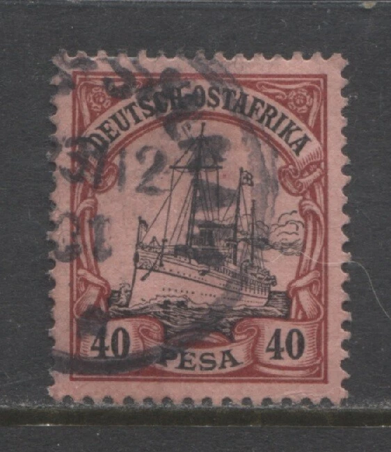 Germany colonies 1901 EAST AFRICA  40 Pesa Yacht  used DARESSALAM, $ 33.00 - Image 1 of 1