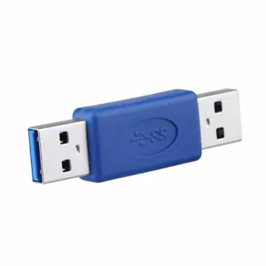USB 3.0 Male to Male M-M Coupler Adapter Gender Changer Connector Coupler - Picture 1 of 4