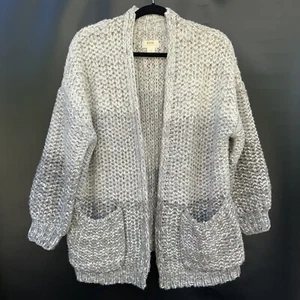 Maeve Gr. XS Persephone Oversized Grobstrick Long Open Cardigan Pullover Jacke - Bild 1 von 21