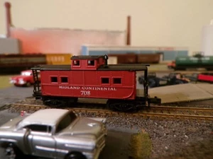 Midland Continental NE # 708 Spur N Custom Painted Caboose - Bild 1 von 2