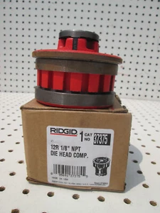 Ridgid 12R 1/8" NPT Die Head Complete Cat. No. 37375 Compatible with Milwaukee - Picture 1 of 3