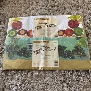 2 Pks Crystal Tissue Co Vintage Wrap Tissue Paper Designer Series 12 Sheets Each - Picture 1 of 6