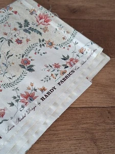 HARDY FABRICS Screen Print 61" x 55" 154cm x 139cm Wentworth Cottagecore Cotton - Picture 1 of 15