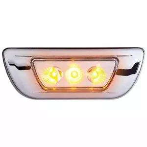 Amber-Clear LED Cab Light With 3 Diodes For Peterbilt & Kenworth - Bild 1 von 3