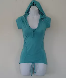 VINTAGE ~ STELLA McCARTNEY Adidas RUN HOODY TEE Shirt Yoga Running Gym Top ~ Gr. XS - Bild 1 von 9