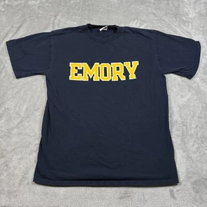 Vintage Emory University Shirt Mens Large Champion NCAA College Spell Out Eagles - Picture 1 of 7
