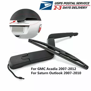Rear Wiper Blade Arm Fit For GMC Acadia Saturn Outlook 2007-2012 Back Windshield - Picture 1 of 7