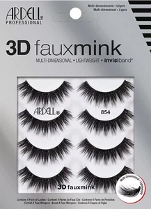 Ardell 3D FauxMink Multi Layered Eyelashes Medium Length Natural Look 854 NEW - Picture 1 of 2