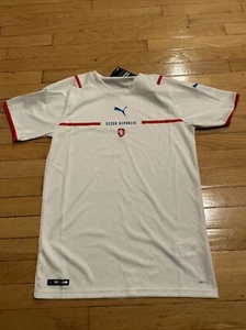 Puma Czech Republic National Away Soccer Jersey White 764801-01 Mens Size S - Picture 1 of 7