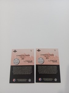 2022/23 Parkside NWSL Christen Press 2- Cards #90 Team USA/LA Angel City