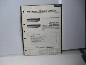 Sharp VC-6730u Original service manual - Bild 1 von 2