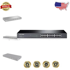 Rackmount 24-Port Gigabit Ethernet Switch | Eco-friendly Power Saving Features - Picture 1 of 9