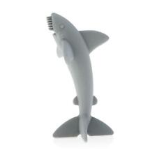 Nuby Lil Shark Massaging Toothbrush -100% Silicone -Fun & Easy to Hold -BPA Free
