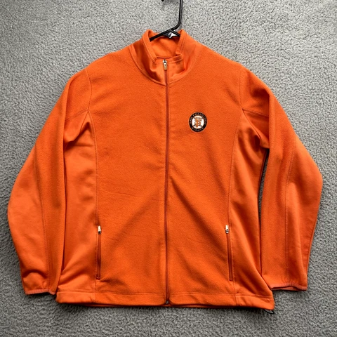 San Francisco SF Giants Sweatshirt Womens Extra Large Orange Full Zip Sweater Cover