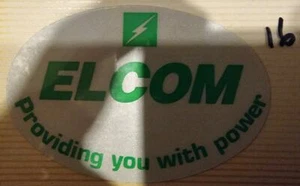 Colliery Sticker Elcom Providing you with power As per image - Picture 1 of 1