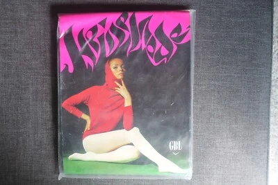 Vintage Gbl Bahner Feinstrumpfhose Gr. II Braun mit Muster Neu OVP - Bild 1 von 4