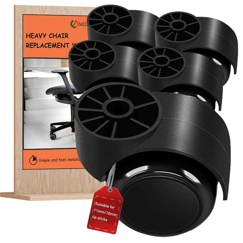 2 Inch Silent Stemless Caster,Office Chair Wheels Replacement Chair