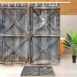 Old Gate Memory Waterproof Bath Polyester Shower Curtain Liner Water Resistant - Bild 1 von 8