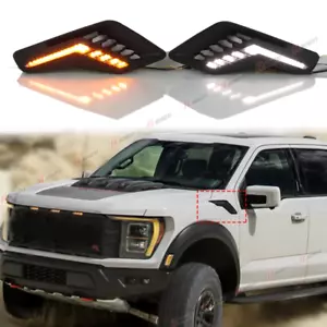 LED Dynamic For Ford F-150 Raptor 22-23 Fender Side Marker Light W/ Turn Signal - Picture 1 of 9