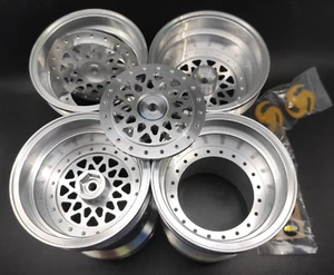 NEW Aluminum rims for 1/10 TAMIYA SUPER CLODBUSTER CLOD BUSTER BBS - Picture 1 of 2
