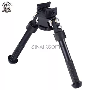 V8 Tactical Hunting Rifle Bipod 6-9" 360° Swivel Bipod for Picatinny Rail Mount - Picture 1 of 10