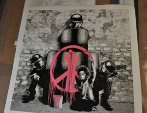 A - Hijack - Son of Mr Brainwash - Canvas of Resistance - 2020 - Rare Street Art - Imagen 1 de 3