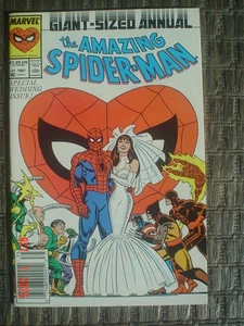 AMAZING SPIDER-MAN ANNUAL #21 - MARVEL COMICS - 1987 - HOCHZEIT - NEAR MINT MINUS - Bild 1 von 2