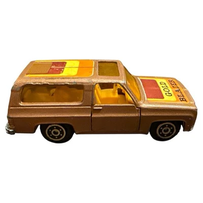 Vintage Yatming 1:64 Gold Blazer 4 x 4 Opening Doors No. 1064 Hong Kong Z2 - Image 1 of 4