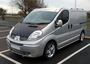Stainless SideBars + White LEDs + Down Lights For Renault Trafic SWB 2002-2014 - Picture 1 of 6