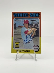 BUCKY DENT 2024 Topps Heritage High Number Real One Autograph Auto #ROA-BD - Picture 1 of 2