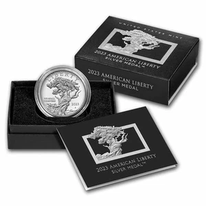 2023-P Silver American Liberty Medal Proof (Box & CoA) - Picture 1 of 3